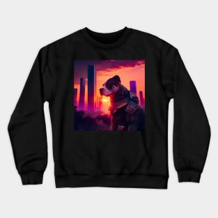 Cyberpunk Dog 3 Crewneck Sweatshirt